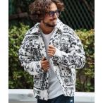 ミリタリージャケット モッズコート mj11046-Bandana Pattern Boa CPO Jacket ジャケット(F25F020)