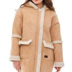 ムートンコート ボアコート 「BILLABONG/ビラボン」23AW MOUTON HOODED COAT/ロングムートンボアコート レディース
