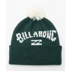 ショッピングビラボン ニット帽 ニットキャップ 「BILLABONG/ビラボン」23AW JQ ARCH LOGO BEANIE/ポンポン付きニットキャップ・ビーニー レデ