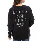 ショッピングビラボン tシャツ 「BILLABONG/ビラボン」24AW SOFT CLEAN LOGO LOOS/バックプリント長袖ロゴロンT レディース