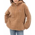 ショッピングモコモコ ブルゾン アウター 「BILLABONG/ビラボン」24AW FURBOA HALF ZIP/ドローコード付きモコモコファー・ボアハーフジップブルゾン