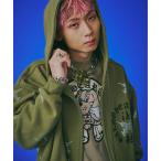 パーカー GALFY-ピカピカ注射器パーカー メンズ レディース