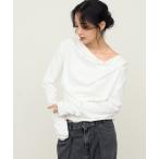 ショッピングway tシャツ 「NOGLE/ノグル」2wayオフショルロンT レディース