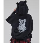 パーカー 「OY/オーワイ」FADED DOLLY MASK HOODIE ZIP UP/オードリーマスク ジップアップパーカー レディース メンズ