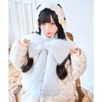 ショッピングマフラー マフラー ストール 「クティールとレトロ」リボンマフラー レディース