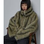 ショッピングドゥ ブルゾン アウター スタンドフェイクファーブルゾン / ファーコート レディース