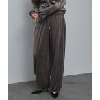 ショッピングドゥ パンツ ベロアトラックパンツ レディース
