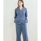 パジャマ ルームウェア 「綿100%」やわらか杢フライスパジャマ MADE WITH LIBERTY FABRIC レディース