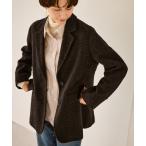 ジャケット テーラードジャケット ネップツイードテーラードジャコット レディース