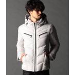 ショッピングブルゾン ダウンジャケット ダウン ムラプリントマイクロクロス ダウンブルゾン メンズ