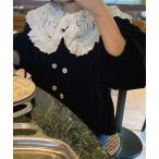 コート アウター 「Lam Balm」ドロップパフスリーブベロアジャケット レディース