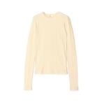 ショッピングedition tシャツ コットンシルクフライス クルーネックトップ レディース