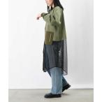 ショッピングアウター ブルゾン アウター LC/LLL メッシュドッキングブルゾン レディース