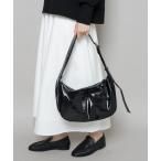 ショッピングショルダーバッグ レディース ショルダーバッグ バッグ ベルトディテールラウンドショルダーバッグ レディース