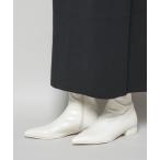 ショッピングnano ブーツ メタルモチーフ付きポインテッドトゥストレッチブーツ レディース