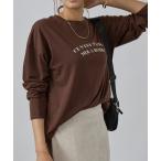 tシャツ ロゴロンT レディース