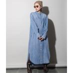 ショッピングシャツワンピース シャツワンピース デニムシャツワンピース