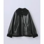 ショッピングモッズ ミリタリージャケット モッズコート 「SLICK/スリック」Synthetic Leather Mouton B-3 Jacket/シンセティックレザ