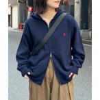 ニット セーター 「U.S. POLO ASSN.」スウェットライクニットジップパーカー レディース メンズ