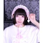 ギンガムチェックヘッドドレス