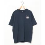 [THE NORTH FACE] короткий рукав футболка M темно-синий мужской 