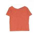 [BEAMS HEART] трикотаж с коротким рукавом - Brown женский 