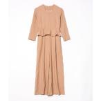 「ur's」 オールインワン S ベージュ レディース