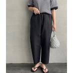 「DANTON」 イージーパンツ 36 ブラック レディース