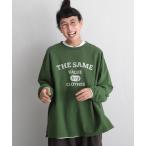 「soulberry」 スウェットカットソー 3 グリーン レディース