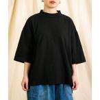 「prit」 半袖カットソー FREE ブラック レディース