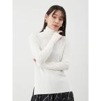 ニット セーター タートルネックリブニットプルオーバー レディース
