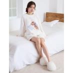 パジャマ ルームウェア ベビモコショートパンツ レディース