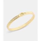 ブレスレット ブラッシュド バックル ヒンジド バングル レディース