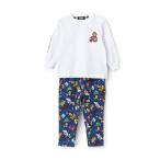 セットアップ ファニーゴリラ＆車長袖Tシャツ+総柄レギンスセット キッズ 子供服 男の子