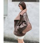 コート アウター 「ZOZO限定」合皮ボアライダースジャケット レディース