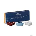 食器 ファンタジア/ミニ・ディッシュ (3個入り) ホワイトラスター/シャンブレー/ガーネット