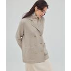 ジャケット テーラードジャケット カシミヤブレンド ニット ジャケット レディース