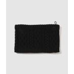 ネックウォーマー スヌード NAVY MACHEAT ケーブルネックウォーマー メンズ レディース