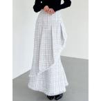 ショッピングスカート スカート イレヘムツイードマーメイドスカート