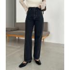  джинсы Denim Denim брюки 13oz высокий талия распорка Denim женский 