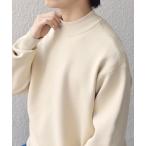 セーター ニット SHIPS any_「手洗い可能」RETENTION リラックス モックネック ニット メンズ