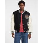 ショッピングスタジャン スタジャン GUESS JEANS Letterman Jacket ジャケット スタジャン メンズ