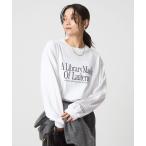 tシャツ ブックストア ロゴ ロングスリーブ Tシャツ レディース