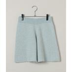 パンツ 「セットアップ対応」アンゴラツィードショートパンツ レディース