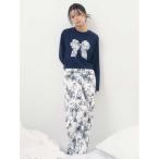 パジャマ ルームウェア 「5th Anniversary」カットロングパンツ レディース