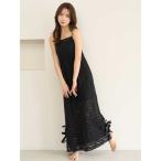 パジャマ ルームウェア 「Halloween」レースリボンキャミワンピース レディース