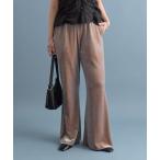  брюки велюр flare pants женский 