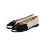 ショッピングバレエシューズ バレエシューズ パンプス ドレープモチーフフラットシューズ