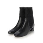 ショッピングニットブーツ ブーツ リブニットソックスショートブーツ レディース