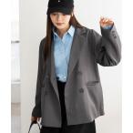 ショッピングau ジャケット テーラードジャケット WEGO/「ZOZO限定・25年秋冬新作」ダブルボタンテーラードジャケット レディース